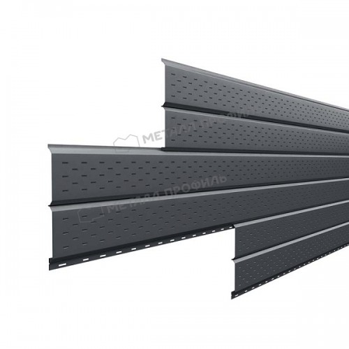 Софит МеталлПрофиль МЕТАЛЛ ПРОФИЛЬ Lбрус-15х240 (PureTech_Mat-20-7024-0.5)