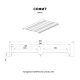 Софит МеталлПрофиль Lбрус-15х240 (VALORI-20-Grey-0.5)