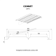 Софит МеталлПрофиль МЕТАЛЛ ПРОФИЛЬ Lбрус-15х240 (PureTech_Mat-20-7024-0.5)