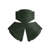 МеталлПрофиль Y-образный тройник для круглого конька R110 (VikingMP E-20-6007-0.5)