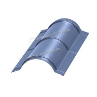 МеталлПрофиль Планка конька круглого R110х2000 (PURMAN-20-Galmei-0.5)