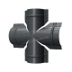 МеталлПрофиль Четверник для круглого конька R110 (VikingMP E-20-7016-0.5)