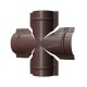 МеталлПрофиль Четверник для круглого конька R110 (VikingMP E-20-8019-0.5)