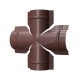 МеталлПрофиль Четверник для круглого конька R110 (VikingMP E-20-RR32-0.5)