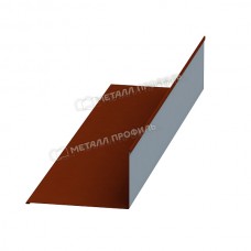 МеталлПрофиль Планка примыкания верхняя 250х147х2000 (AGNETA-20-Copper\Copper-0.5)
