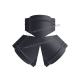 МеталлПрофиль Y-образный тройник для круглого конька R110 (VALORI-20-DarkGrey-0.5)