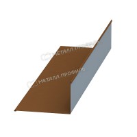 МеталлПрофиль Планка примыкания верхняя 250х147х2000 (PURMAN-20-Argillite-0.5)