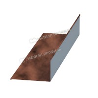 МеталлПрофиль Планка примыкания верхняя 250х147х2000 (КЛМА-02-Anticato-0.5)
