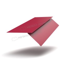 МеталлПрофиль Планка карнизная FASTCLICK 130х80х2000 NormanMP (ПЭ-01-3005-0.5)