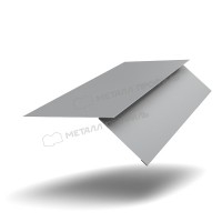 МеталлПрофиль Планка карнизная FASTCLICK 130х80х2000 NormanMP (ПЭ-01-7004-0.5)