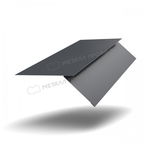 МеталлПрофиль Планка карнизная FASTCLICK 130х80х2000 (PURMAN-20-7024-0.5)