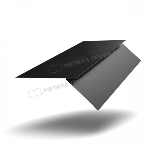 МеталлПрофиль Планка карнизная FASTCLICK 130х80х2000 (PURMAN-20-9005-0.5)