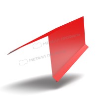 МеталлПрофиль Планка конька кровли односкатной 185х185х2000 NormanMP (ПЭ-01-3020-0.5)
