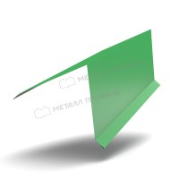 МеталлПрофиль Планка конька кровли односкатной 185х185х2000 NormanMP (ПЭ-01-6002-0.5)
