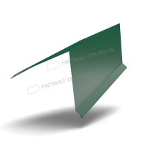 МеталлПрофиль Планка конька кровли односкатной 185х185х2000 (ПЭ-01-6005-0.45)