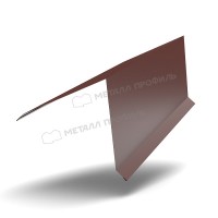МеталлПрофиль Планка конька кровли односкатной 185х185х2000 NormanMP (ПЭ-01-RR32-0.5)