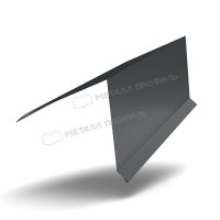 МеталлПрофиль Планка конька кровли односкатной 185х185х2000 (VikingMP E-20-7016-0.5)