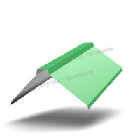 МеталлПрофиль Планка конька плоского 155х155х2000 NormanMP (ПЭ-01-6002-0.5)