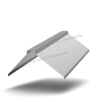 МеталлПрофиль Планка конька плоского 155х155х2000 (ПЭ-01-7004-0.45)