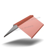 МеталлПрофиль Планка конька плоского 155х155х2000 (PURETAN-20-RR29-0.5)