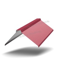 МеталлПрофиль Планка конька плоского 155х155х2000 (VikingMP E-20-3005-0.5)
