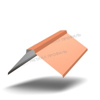 МеталлПрофиль Планка конька плоского 155х155х2000 (VikingMP E-20-8004-0.5)