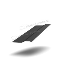 МеталлПрофиль Планка крепежная FASTCLICK 7х30х2000 (VALORI-20-DarkGrey-0.5)