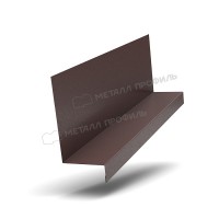 МеталлПрофиль Планка примыкания боковая FASTCLICK 150х65х2000 (VikingMP E-20-8019-0.5)