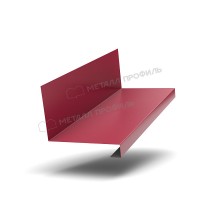 МеталлПрофиль Планка примыкания нижняя к трубе FASTCLICK 150х200х2000 NormanMP (ПЭ-01-3005-0.5)