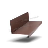 МеталлПрофиль Планка примыкания нижняя к трубе FASTCLICK 150х200х2000 (PURETAN-20-8017-0.5)
