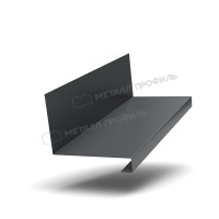МеталлПрофиль Планка примыкания нижняя к трубе FASTCLICK 150х200х2000 (VikingMP-01-7016-0.45)