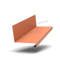 МеталлПрофиль Планка примыкания нижняя к трубе FASTCLICK 150х200х2000 (VikingMP E-20-8004-0.5)