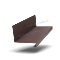 МеталлПрофиль Планка примыкания нижняя к трубе FASTCLICK 150х200х2000 (VikingMP E-20-8019-0.5)