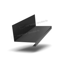 МеталлПрофиль Планка примыкания нижняя к трубе FASTCLICK 150х200х2000 (VikingMP-01-9005-0.45)