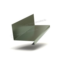 МеталлПрофиль Планка примыкания нижняя к трубе FASTCLICK 150х200х2000 (PURMAN-20-Tourmalin-0.5)