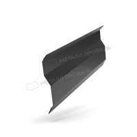 МеталлПрофиль Планка примыкания в накладку 77х2000 (VikingMP E-20-9005-0.5)