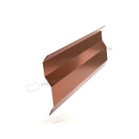 МеталлПрофиль Планка примыкания в накладку 77х2000 (PURMAN-20-Argillite-0.5)