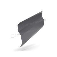 МеталлПрофиль Планка примыкания в накладку 77х2000 (VALORI-20-Grey-0.5)