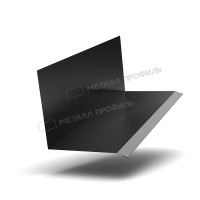 МеталлПрофиль Планка примыкания верхняя к стене FASTCLICK 150х135х2000 (PURMAN-20-9005-0.5)