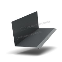 МеталлПрофиль Планка примыкания верхняя к стене FASTCLICK 150х135х2000 (VikingMP E-20-7016-0.5)