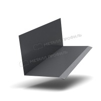 МеталлПрофиль Планка примыкания верхняя к стене FASTCLICK 150х135х2000 (VikingMP E-20-7024-0.5)