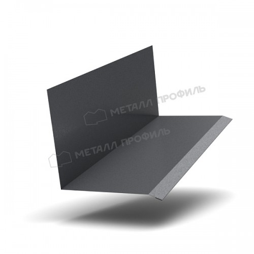 МеталлПрофиль Планка примыкания верхняя к стене FASTCLICK 150х135х2000 (VikingMP-01-7024-0.45)