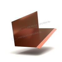 МеталлПрофиль Планка примыкания верхняя к стене FASTCLICK 150х135х2000 (PURMAN-20-Argillite-0.5)