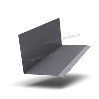 МеталлПрофиль Планка примыкания верхняя к стене FASTCLICK 150х135х2000 (VALORI-20-Grey-0.5)