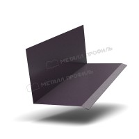 МеталлПрофиль Планка примыкания верхняя к стене FASTCLICK 150х135х2000 (VALORI-20-Violet-0.5)