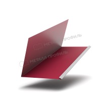 МеталлПрофиль Планка примыкания верхняя к трубе FASTCLICK 250х240х2000 NormanMP (ПЭ-01-3005-0.5)