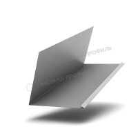МеталлПрофиль Планка примыкания верхняя к трубе FASTCLICK 250х240х2000 NormanMP (ПЭ-01-7004-0.5)