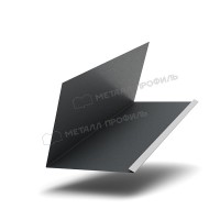 МеталлПрофиль Планка примыкания верхняя к трубе FASTCLICK 250х240х2000 (VikingMP-01-7016-0.45)