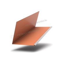 МеталлПрофиль Планка примыкания верхняя к трубе FASTCLICK 250х240х2000 (VikingMP E-20-8004-0.5)