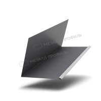 МеталлПрофиль Планка примыкания верхняя к трубе FASTCLICK 250х240х2000 (VALORI-20-Grey-0.5)